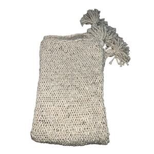 Shanghai Sun Ivory Heathered Blanket 62 x 47